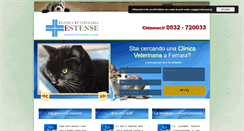 Desktop Screenshot of clinicaveterinariaestense.com